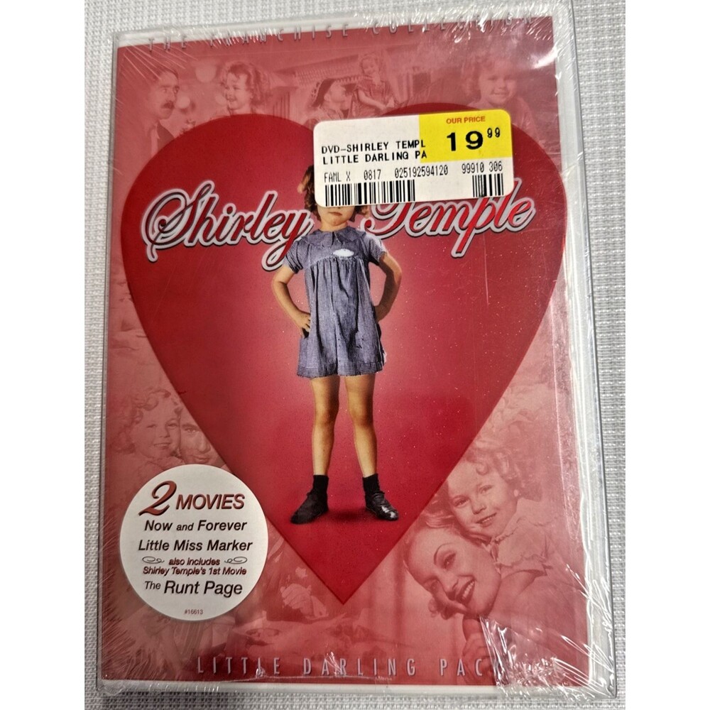 Shirley Temple: Little Darling Pack - Now and Forever DVD New Factory Sealed!